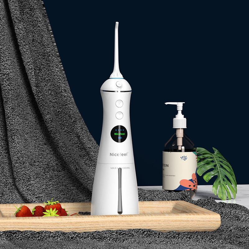 6 + tryby pracy IPX7 elektryczny strumień wody 300ml higiena jamy ustnej irygator do jamy ustnej wybielanie zębów nić dentystyczna nić dentystyczna