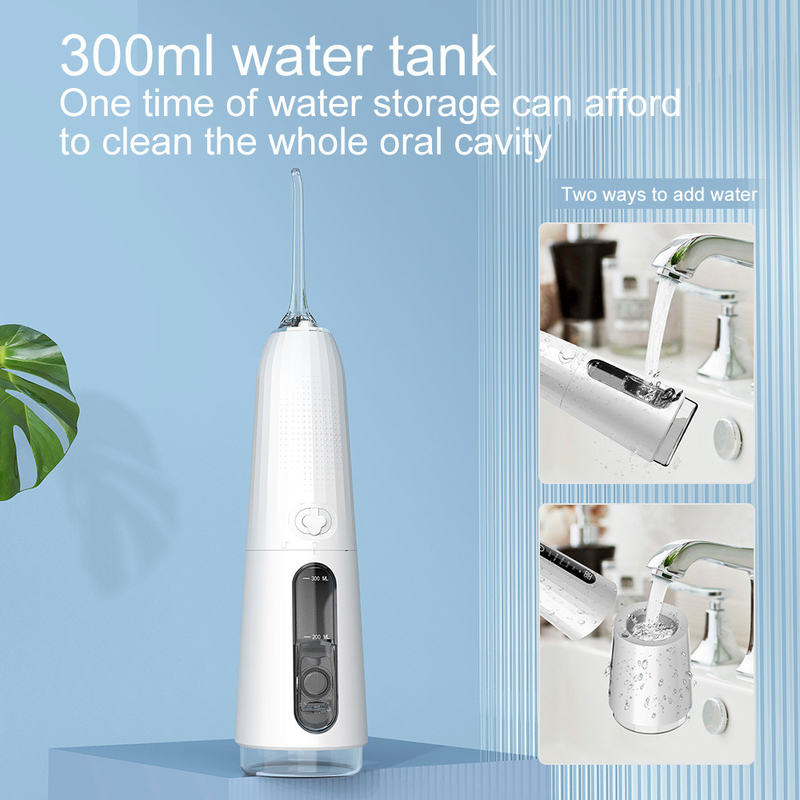 5 + tryby pracy Ipx7 elektryczny strumień wody 300ml higiena jamy ustnej irygator do jamy ustnej do czyszczenia zębów woda Dental Pik Flosser