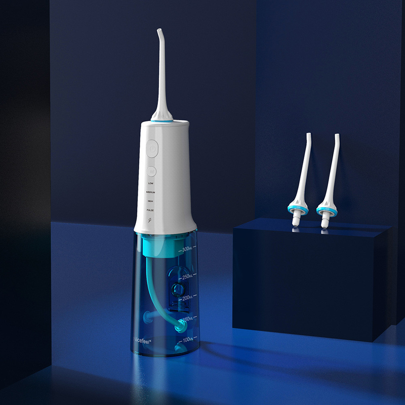 Nicefeel Oral Care Przenośny bezprzewodowy irygator do jamy ustnej o pojemności 300 ml Zbiornik na wodę o dużej mocy