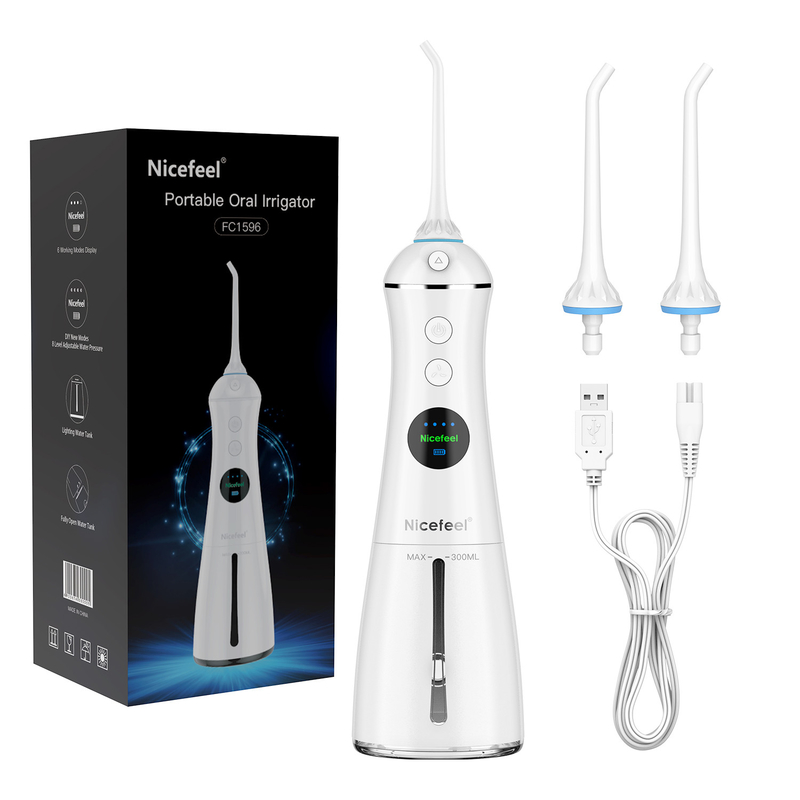 300ml Electric Jet Cordless Water Flosser, 6 trybów pracy Water Jet Dental Flosser