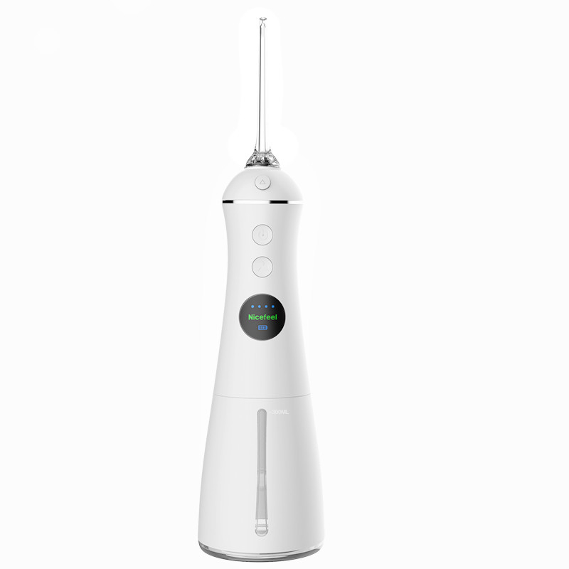 IPX7 Akumulatorowy irygator doustny 300 ml, przenośny irygator do wody do czyszczenia zębów