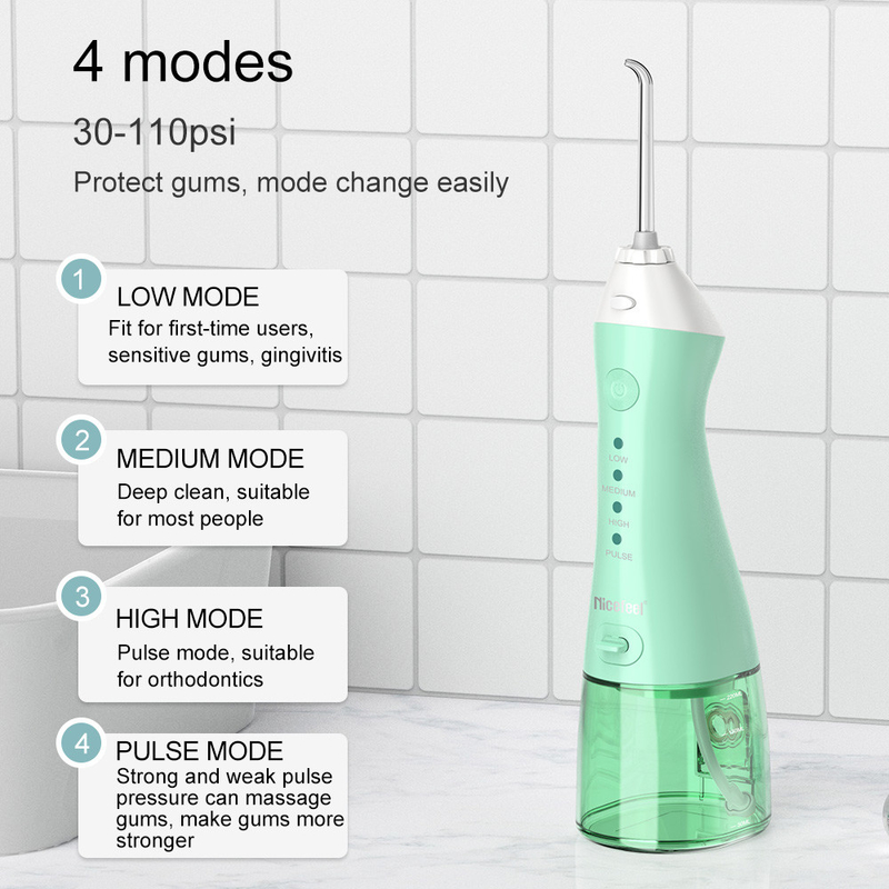 Home Travel 300ML IPX7 Wodoodporny bezprzewodowy irygator do jamy ustnej Przenośny