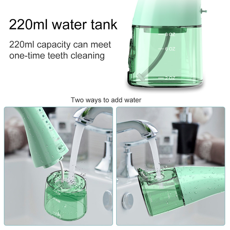 Home Travel 300ML IPX7 Wodoodporny bezprzewodowy irygator do jamy ustnej Przenośny