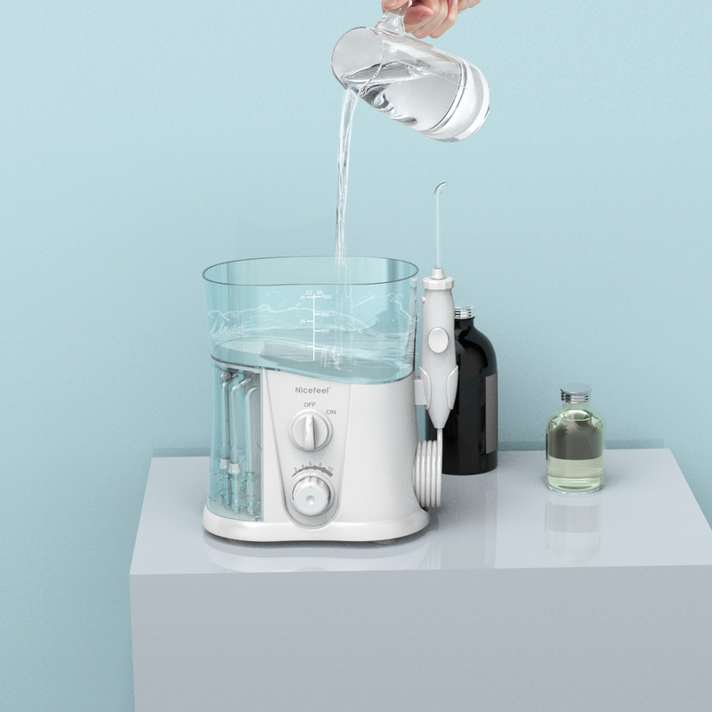 110 V 240 V Power Tank Water Flosser Bezprzewodowy 3 rodzaje Dysza 2,5 mm