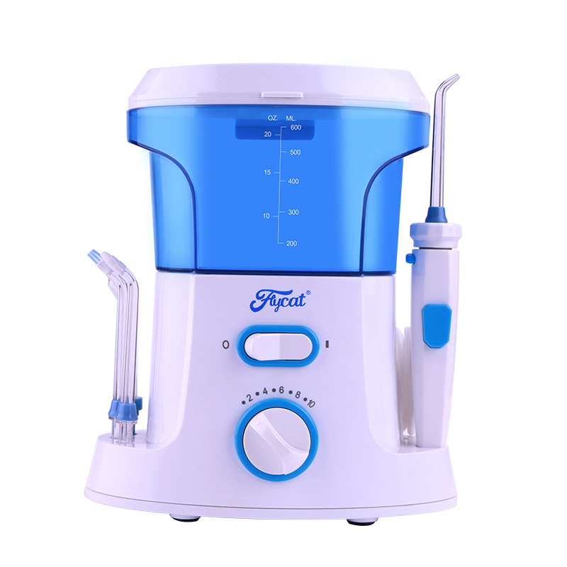 Irygator wodny 100–240 V na blacie 600 ml 1,2 kg Waga Idealny do pielęgnacji jamy ustnej