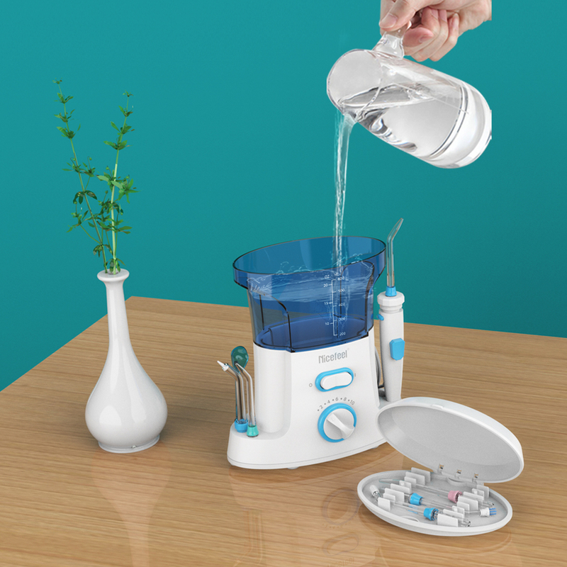 Przenośny Nicefeel Bezprzewodowy Woda Flosser Nawadniacz Doustny Do Czyszczenia Zębów