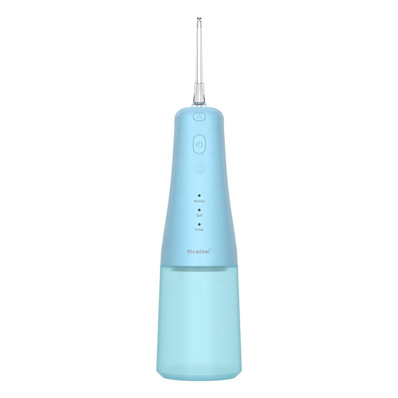 300 ml wysokiego ciśnienia Nicefeel Water Flosser 1400mAh Tryby Normalne / Miękkie / Pulsowe / Natychmiastowe Spray