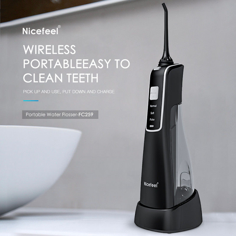 Przenośny bezprzewodowy flosser do ładowania wody, irygator do jamy ustnej Masaż gumą do czyszczenia zębów (IPX7 wodoodporny / 3 modele)