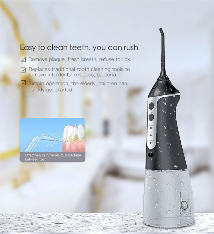 DC5V Nicefeel Cordless Water Flosser 30-100psi Wysokociśnieniowy przepływ pulsacyjny