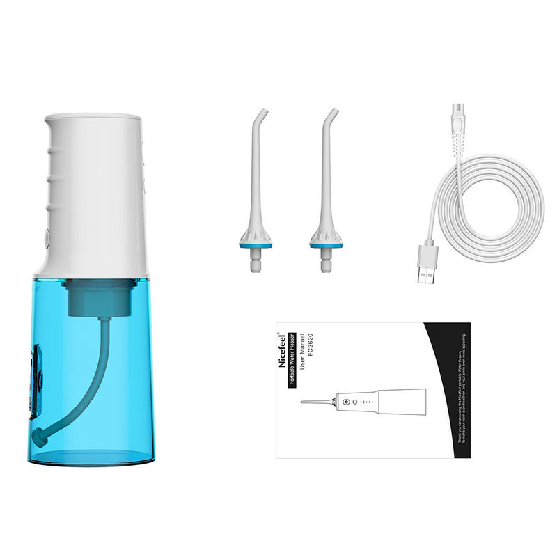 Najlepszy irygator elektryczny do podróży Nicefeel Cordless Water Flosser IPX7 1900 mAh Bateria